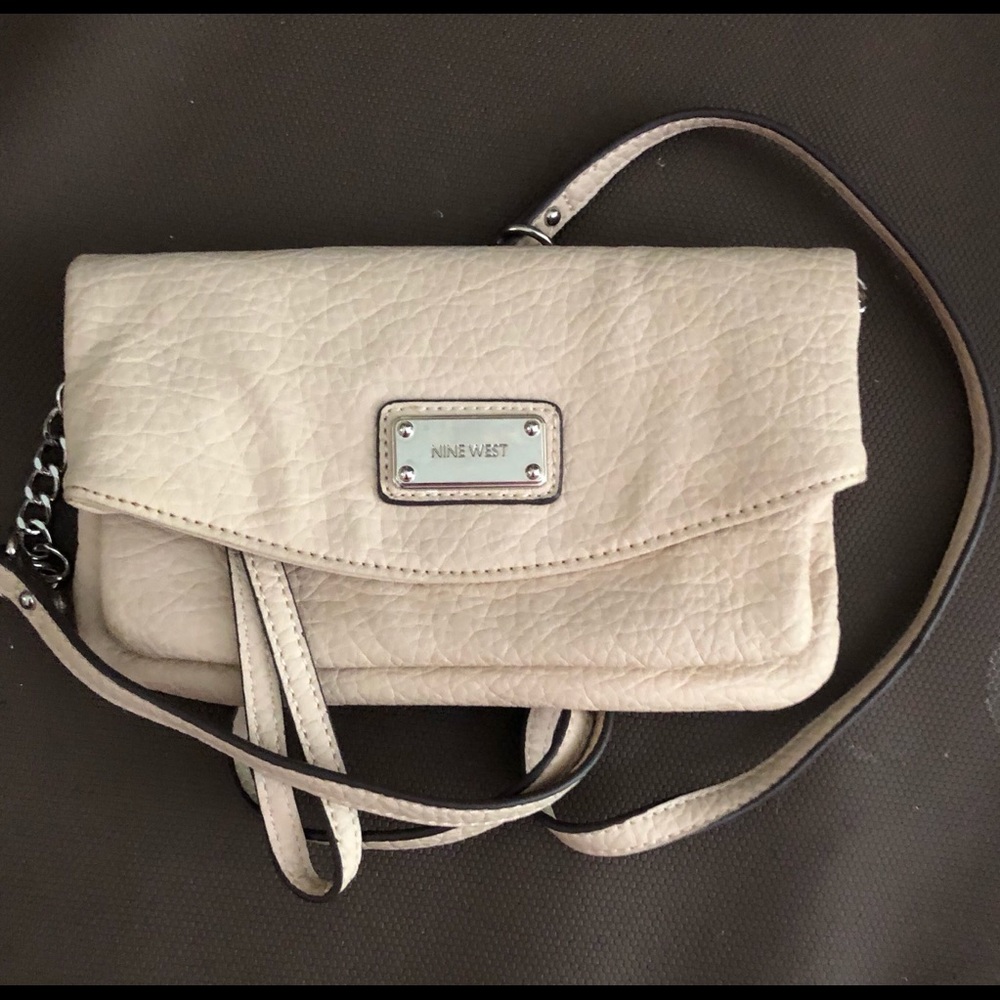 Nine West cream crossbody bag